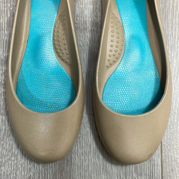 Oka-B Taylor Jelly Ballet Flats Tan 7 - Picture 7 of 15